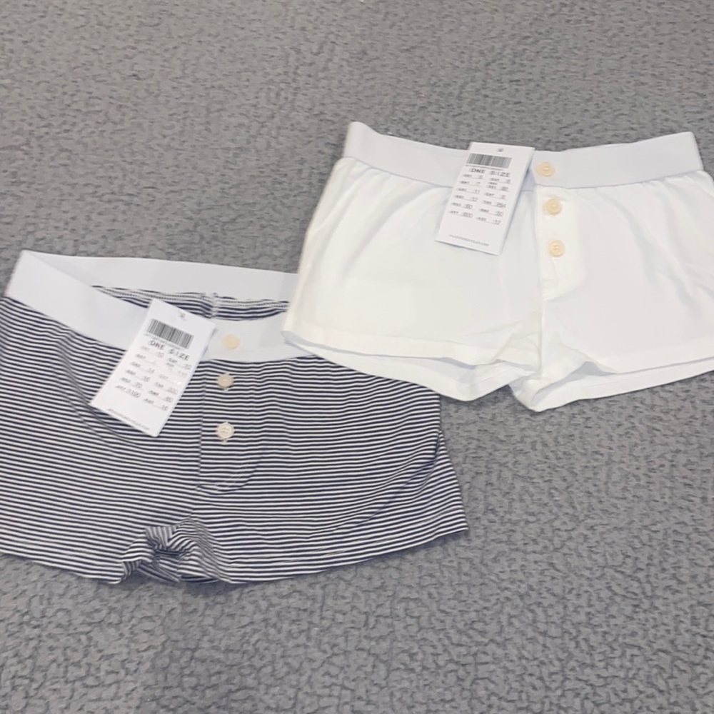 two brandy shorts